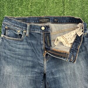 Lucky Brand 221 Straight Men's Jeans Blue Denim 32x30.5" Stretch Medium Wash